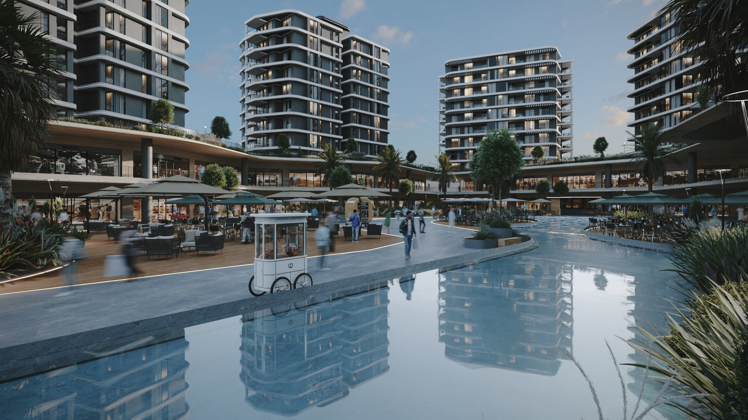 UBB Mersin Merko Konutları - Rezidans & Yaşam Alanı Dış Cephe Render